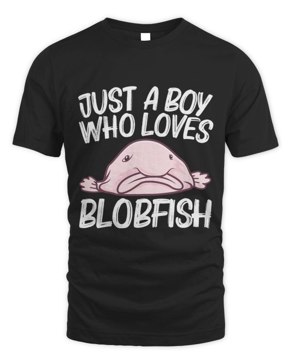 Funny Blobfish Design For Boys Kids Deep Sea Fish Zoo Animal