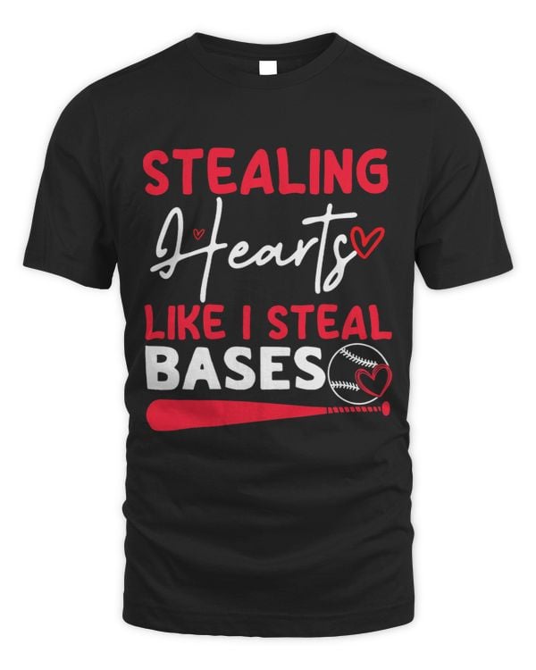 Funny Stealing Hearts Bases Baseball Player