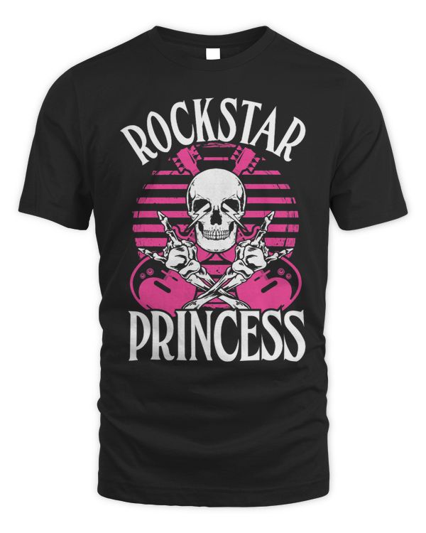 Rockstar Princess Punk Rock n Roll Music Lover