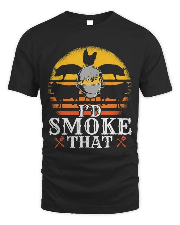 BBQ Funny Grilling Smoke Grill Id Smoke That Pig Fish 3