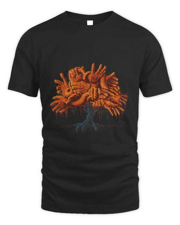 Autumn Hands Tree Illustration Nature Protector Camping