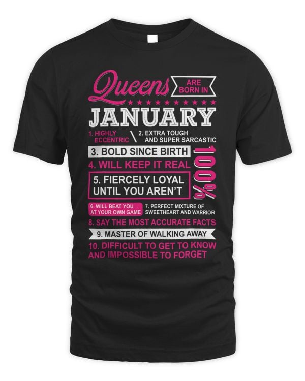 Queens Are Born In January Girl 10 Facts Cute Birthday Women