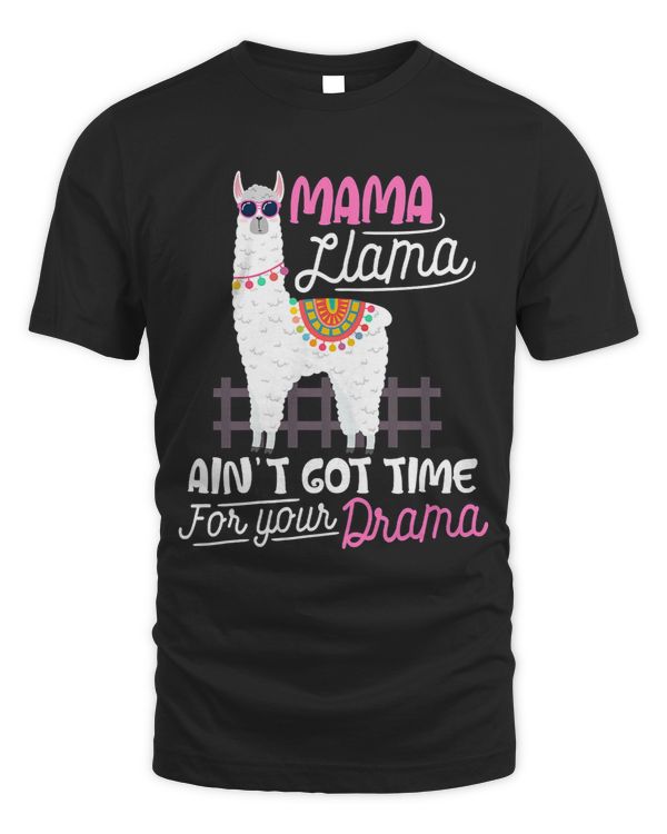 Womens Mama Llama Shirt Funny Llama Gifts For Women Funny Llama 143