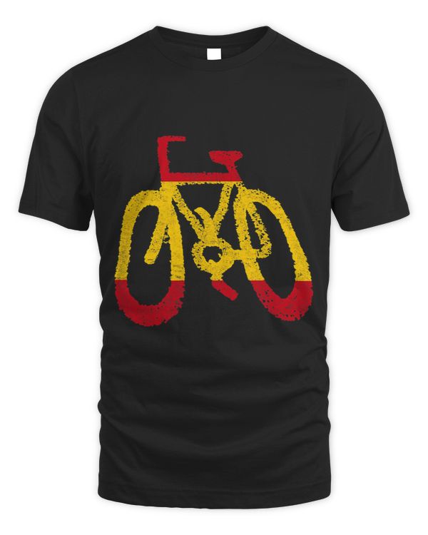 Cycling with Spanish flag