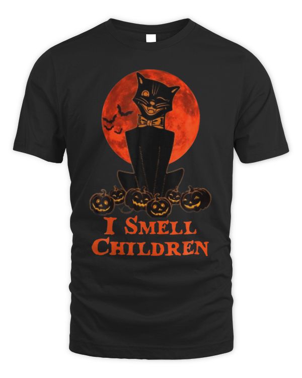I Smell Children Halloween Costume Witch Black Cat