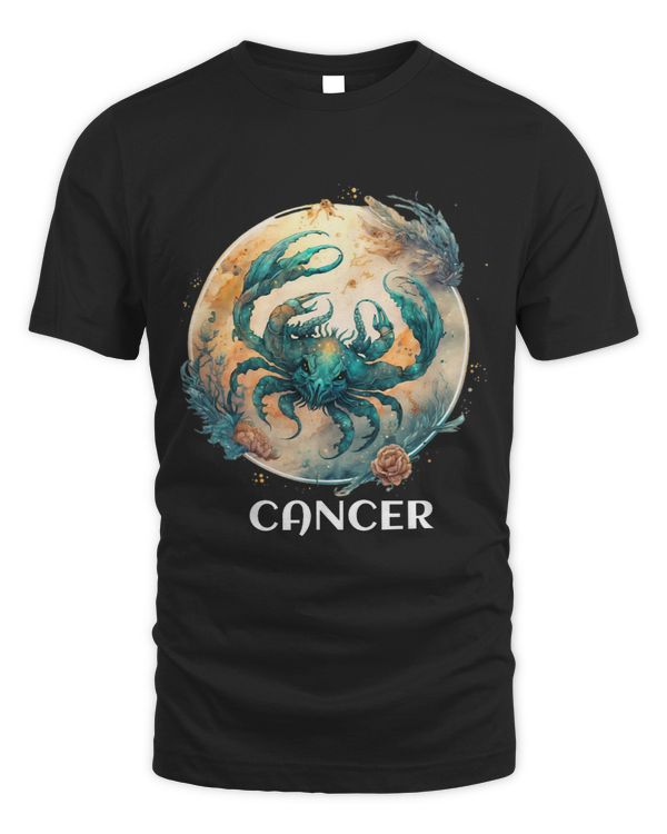 Cancer Crab Astrological Water Zodiac Sign Moon Ruled Art