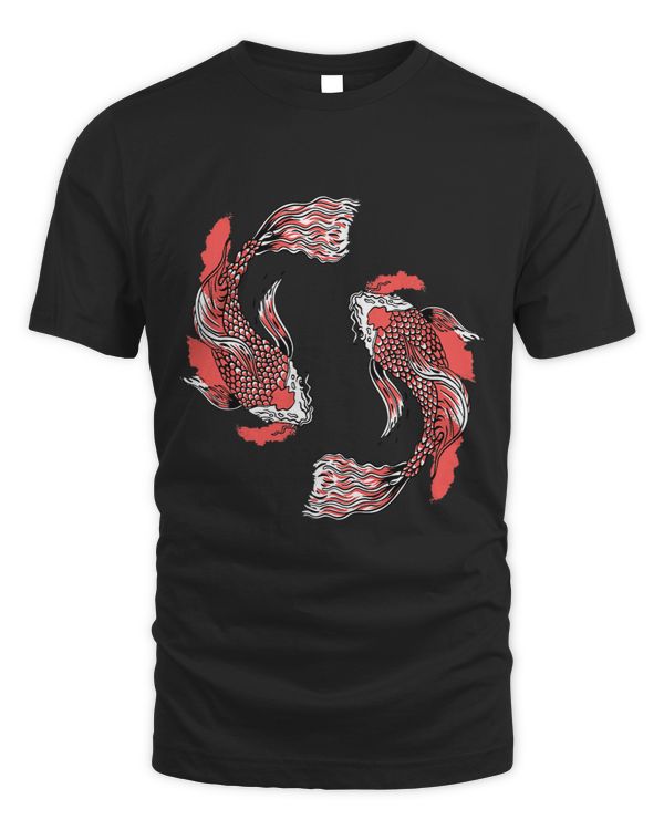 Beautiful Japanese Koi Fish Yin Yang 3