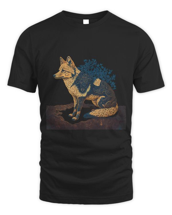 Surrealism Japanese Painting Jackal dog