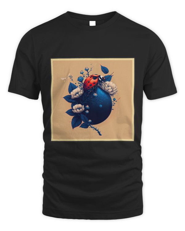 Surrealism Japanese Painting Ladybug