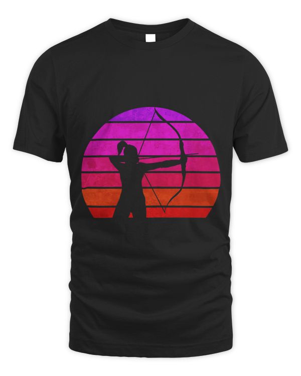 Womens Archery Design Woman Archer Bow and Arrow Girl Hunter Lady