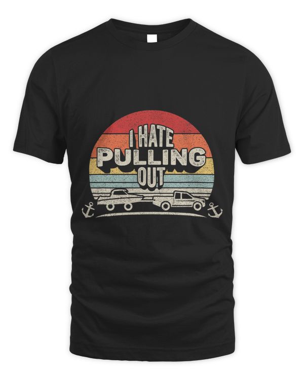 Funny Camping Trailer Gift Retro I Hate Pulling Out Travel 3