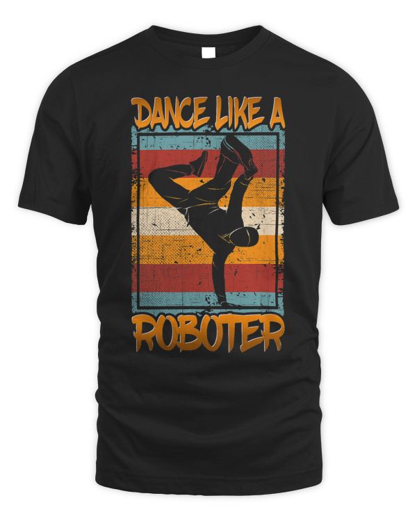 Breakdancer Dance Like A Roboter Hip Hop Street Dancer