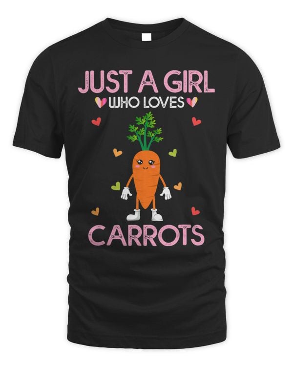 Carrots Shirt For Women Just A Girl Who Loves Carrots