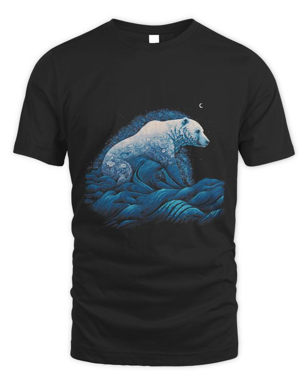 Surrealism Japanese Painting Polar Bear