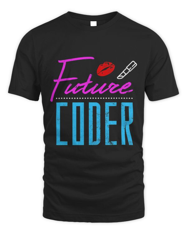 Future Programmer Coder T Shirt for Girls Teens Kids