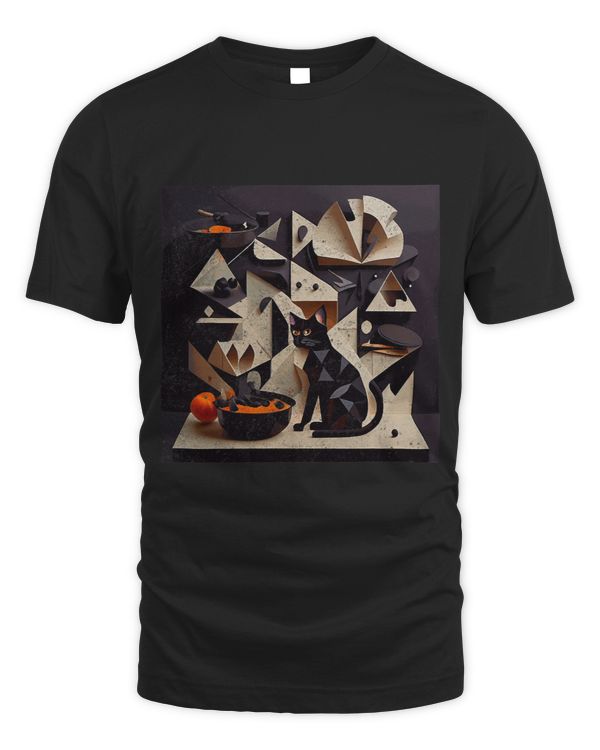 Black Cat Cooking Geometric