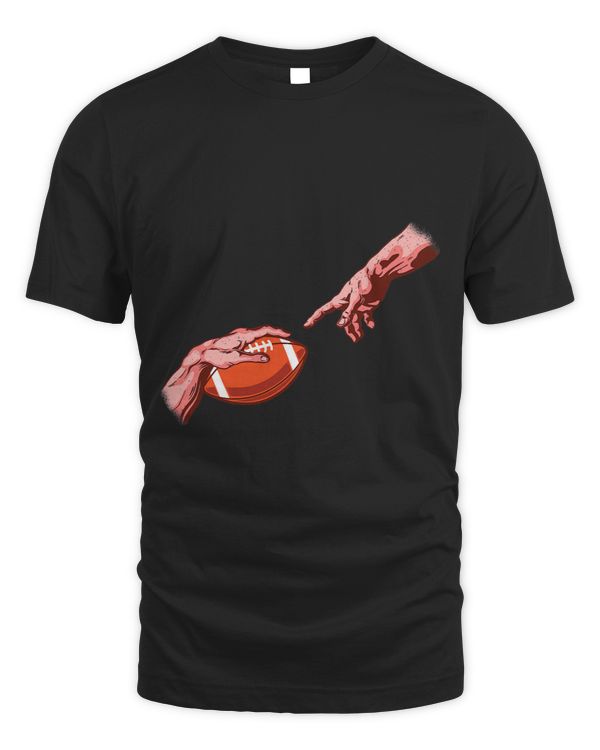 American Football Creation Of Adam Hand Michelangelo