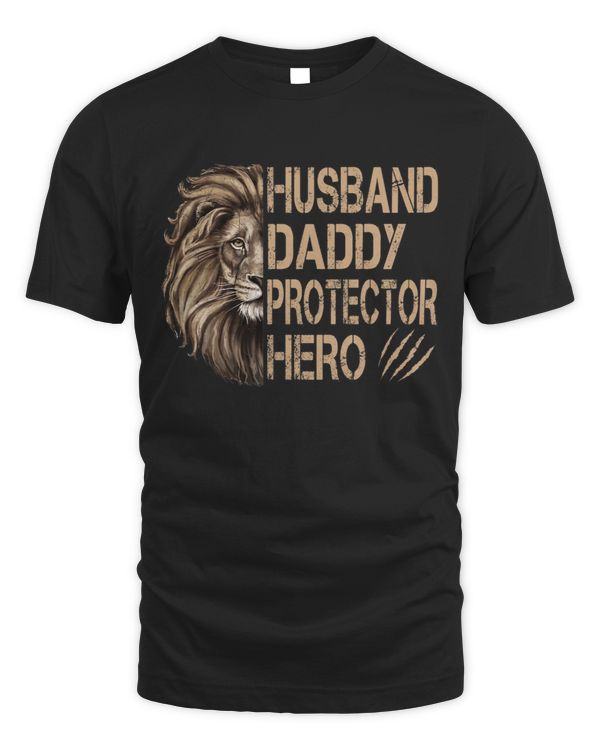 Funny Lion Dad Husband Daddy Protector
