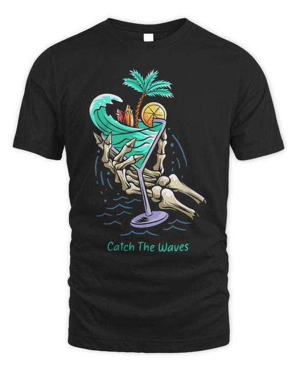 Catch the waves Funny Vacation board surfing family bday