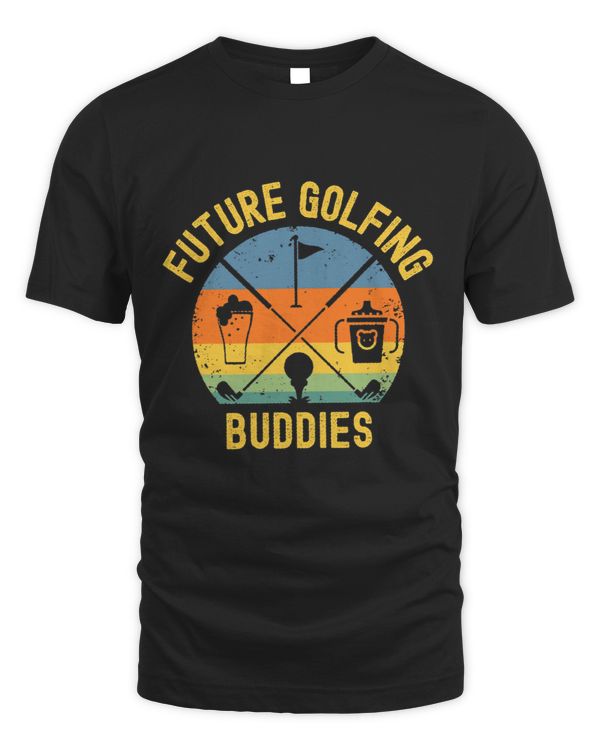 Dad Baby Matching Future Golfing Buddies Vintage