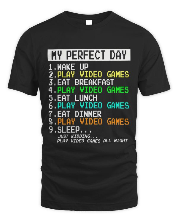 Gaming Apparel Gamer Gifts for Teen Boys Men Short Sleeve