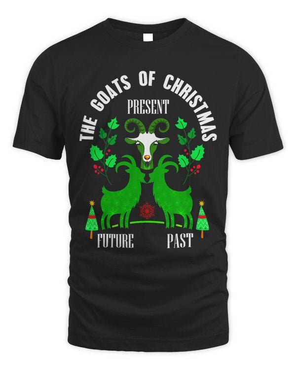 Funny Christmas Past Present Future Goats
