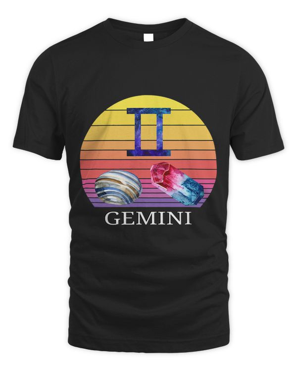 Gemini Healing Crystals Zodiac Astrology Twins Symbol Design