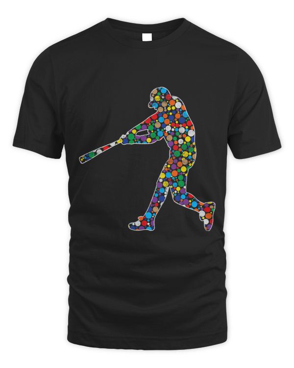 Funny Colourful Polka Dot Baseball International Dot Day