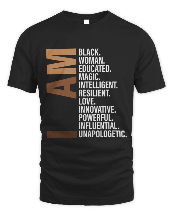 I Am Black Woman Black History Month Unapologetically
