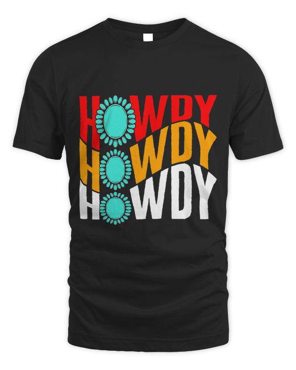 Cowboy Howdy Turquoise Gem Western Cowboy Cowgirl Gift Idea