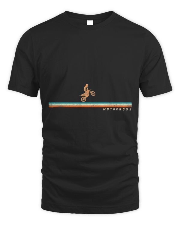 Dirt Bike Motorcross MX Rider Vintage Retro
