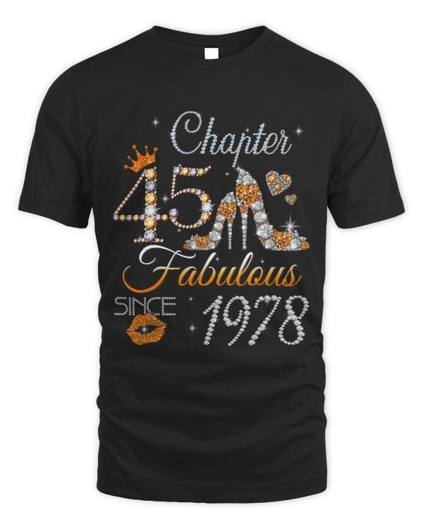 Chapter 45 EST 1978 45 Years Old 45th Birthday Queen