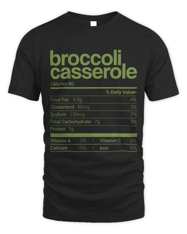 Broccoli Casserole Nutrition Facts Thanksgiving Food