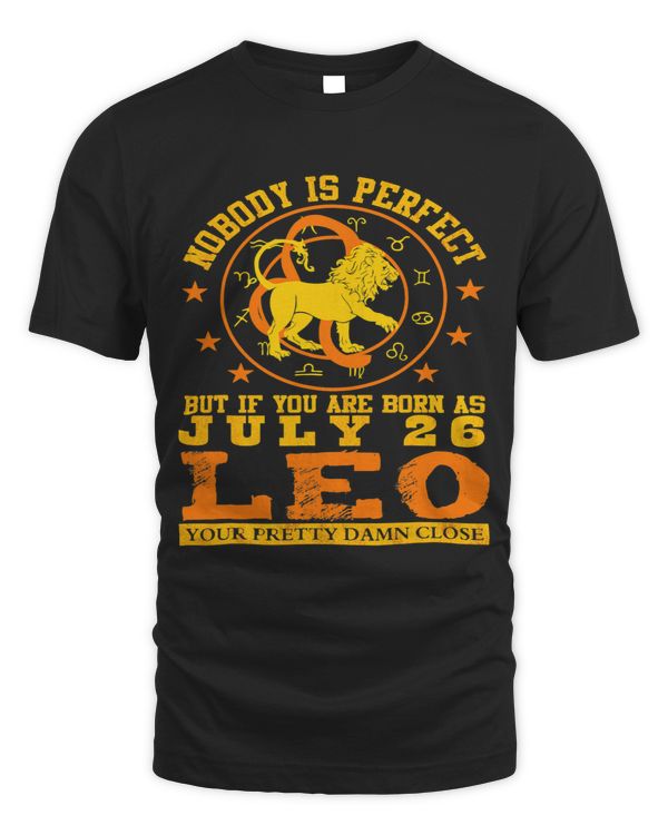 Leo Zodiac Sign July 26 Funny Women Man Lion Birthday Party