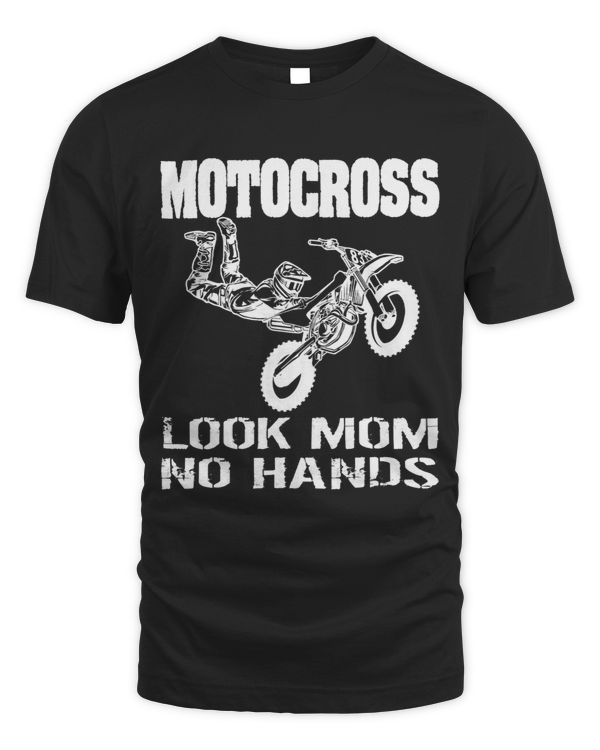 Dirtbike Motocross look mom no hands MX 3