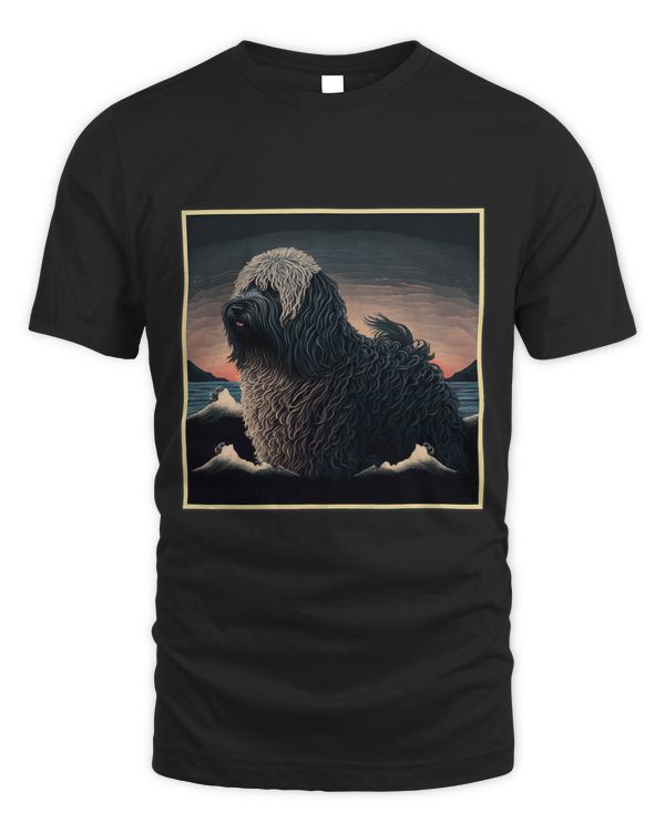 Surrealism Japanese Painting Puli dog 1