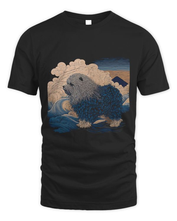 Surrealism Japanese Painting Puli dog 3