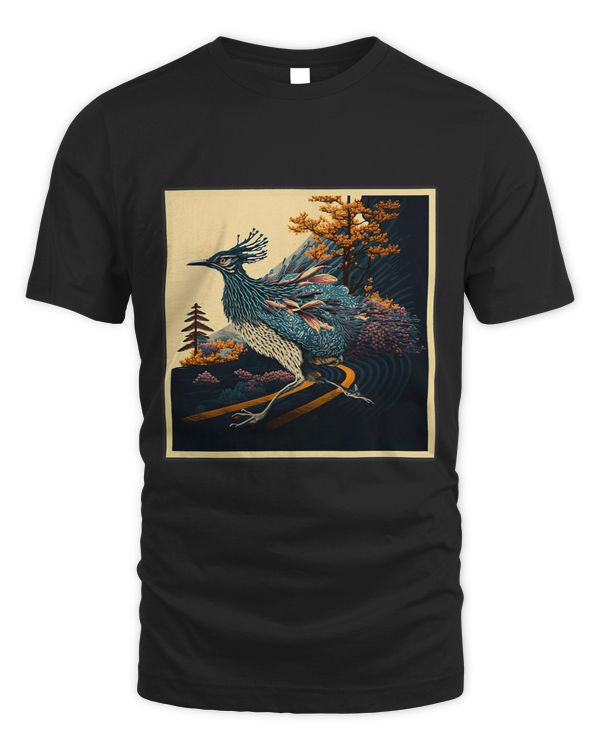 Surrealism Japanese Painting Roadrunner
