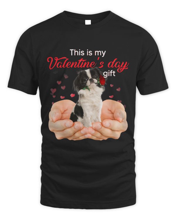 Cute Japanese Chin This Is My Valentines Day Pajama