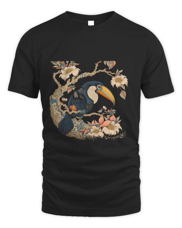 Surrealism Japanese Painting Toucan 1