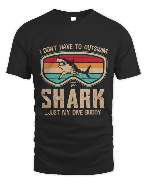The Shark Is My Dive Buddy Scuba Diving Diver Snorkeling