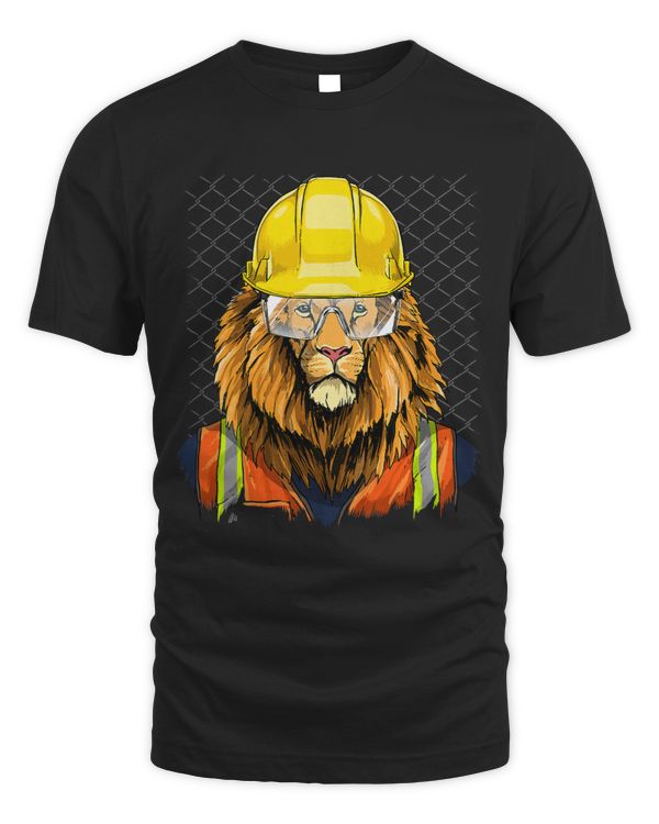 Lion Construction Worker Wildlife Lion Safari Animal 248