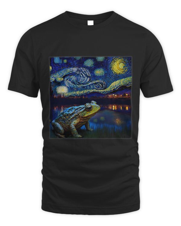 Surrealism Starry Night Bullfrog