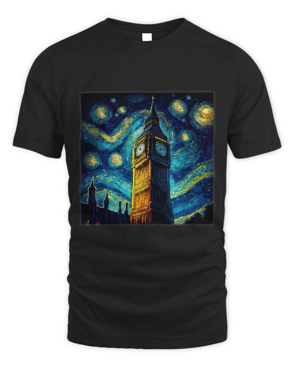 Surrealism Starry Night Great Clock Tower 1