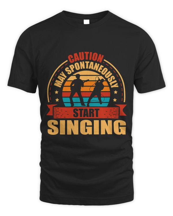 Caution May Spontaneously Start Singing Singer Karaoke