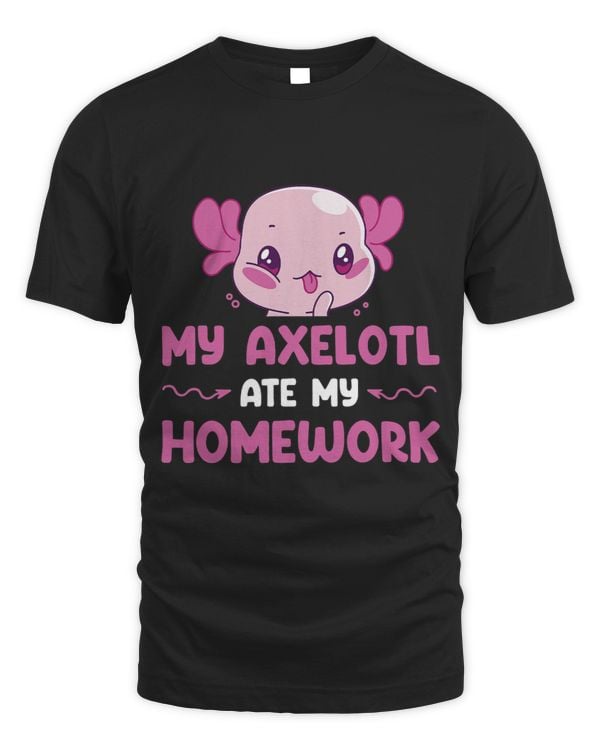 My Axalatol Ate My Homework Kawaii Walking Fish Salamander