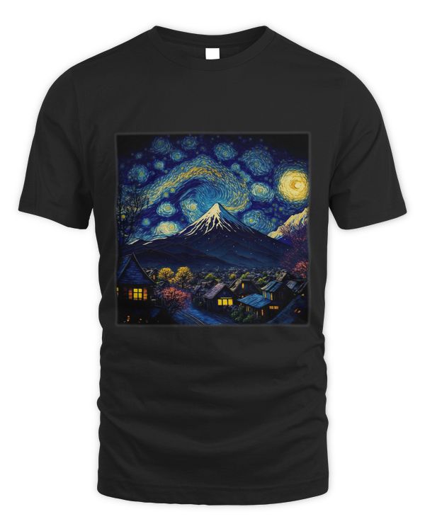 Surrealism Starry Night Mount Fuji 69