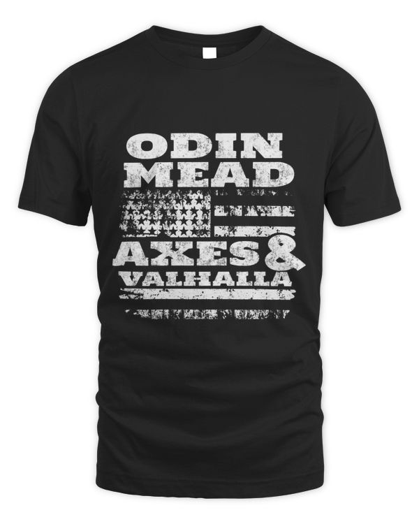 Mead Gift Shirt Odin Mead Axes And Valhalla Mead Drinking