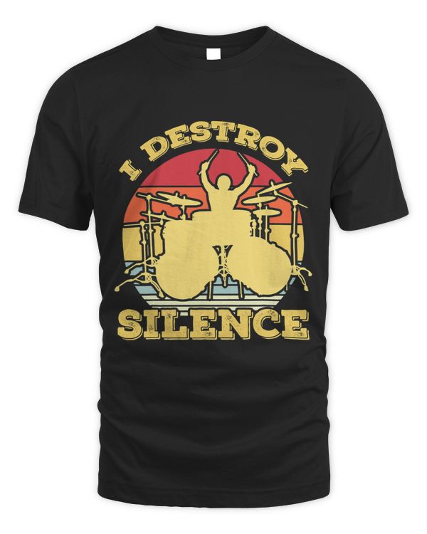 I Destroy Silence Funny Drums
