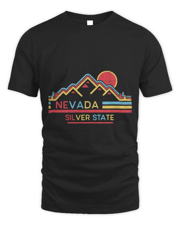 Nevada NV State Tee Mountains Vacation Lake Tahoe Las Vegas 2